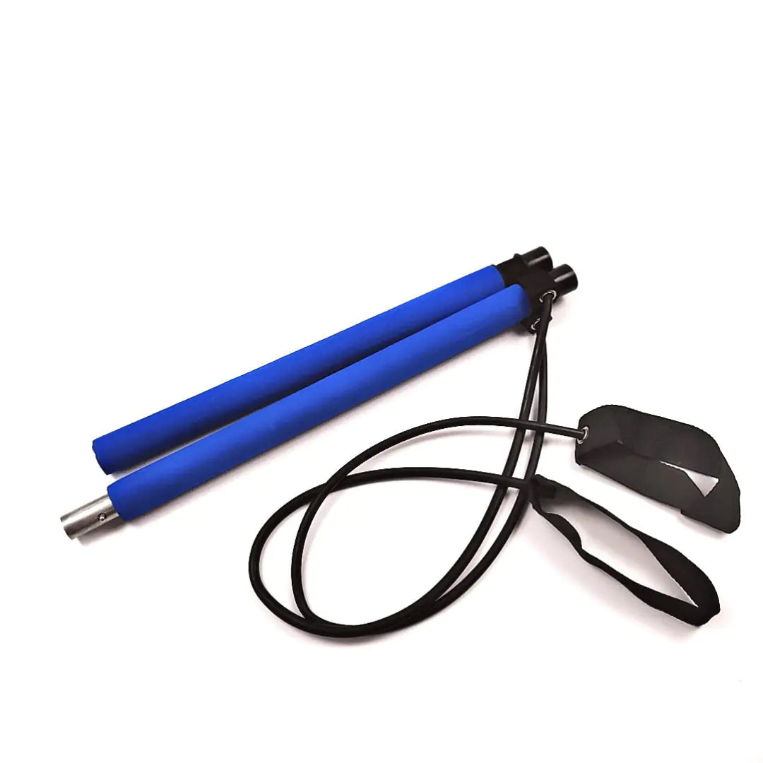 Foldable Pilates Bar with Resistance Bands