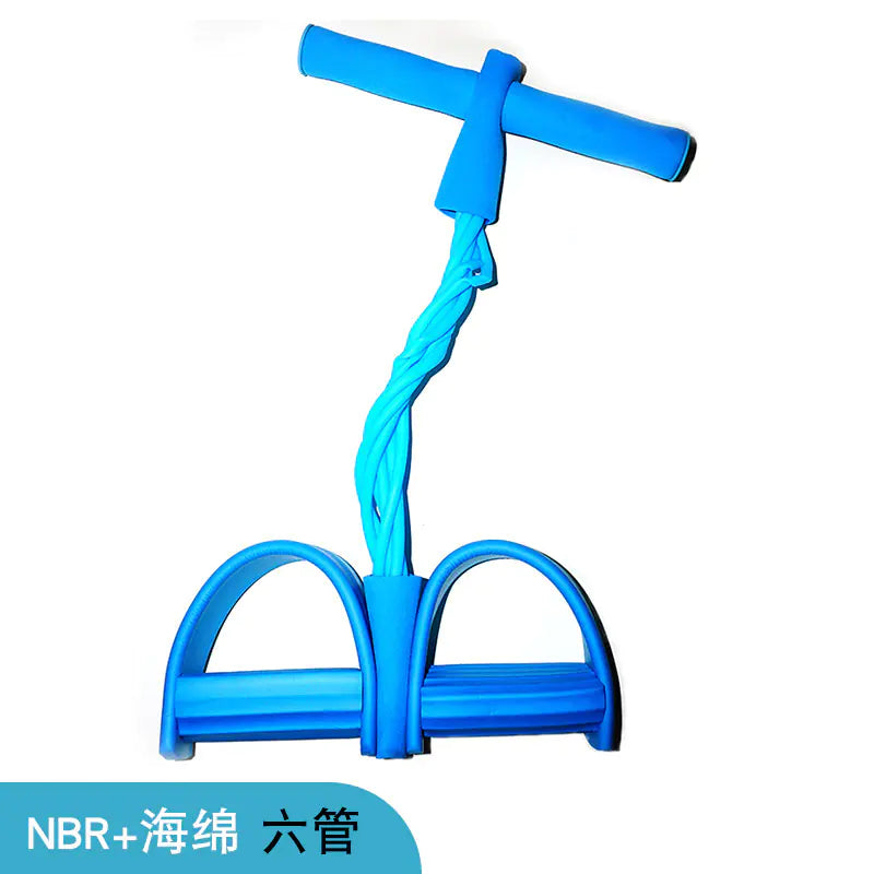 Resistance Band Trainer with Foot Pedals