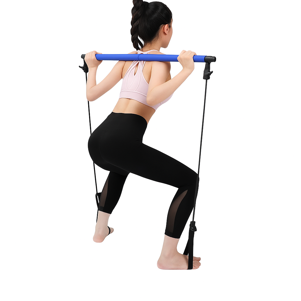 Pilates Bar with Resistance Bands