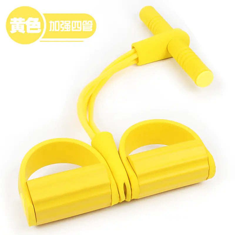 Resistance Band Trainer with Foot Pedals