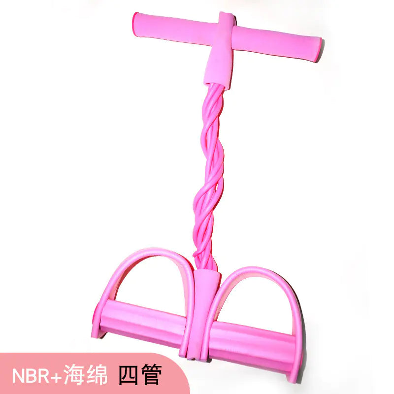 Resistance Band Trainer with Foot Pedals