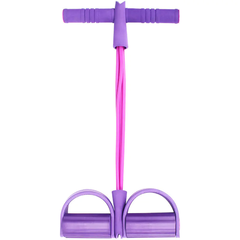 Resistance Band Trainer with Foot Pedals