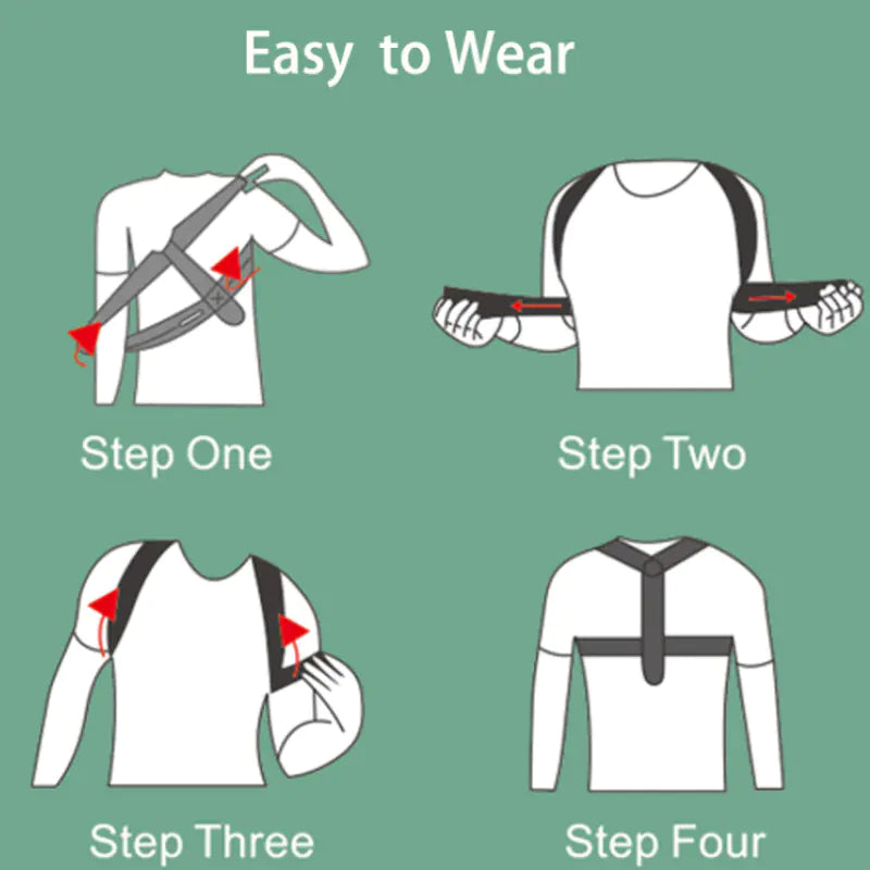 Posture Corrector with Adjustable Straps